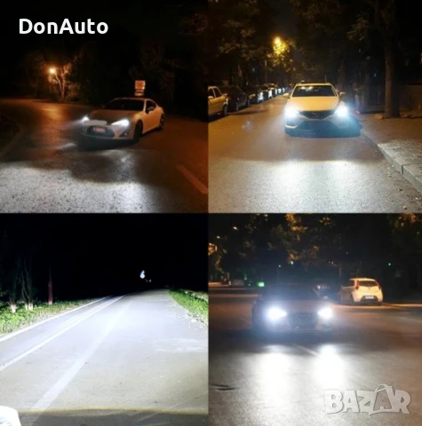 H1 LED Крушки 6000K, снимка 4 - Аксесоари и консумативи - 51229528