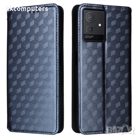 Cubot Note 50 Кожен Калъф Rhombus PU + TPU с магнитно закопчаване