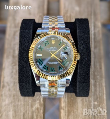 Мъжки часовник Rolex Datejust Two Tone Wimbledon с автоматичен механизъм, снимка 1 - Мъжки - 46362860