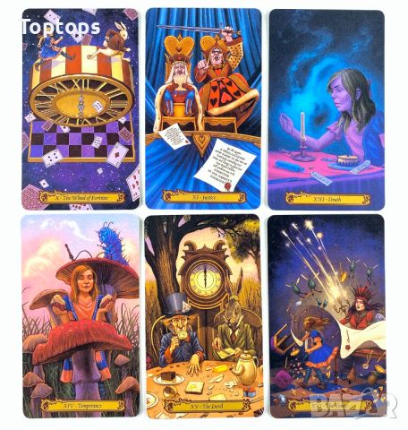 Приказни таро карти:Tarot of Wonderland & Little Prince Tarot & The Land of Stories, снимка 15 - Карти за игра - 45284323