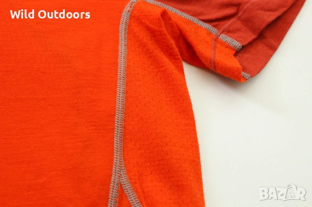 SMARTWOOL - мъжка мерино тениска, размер S, снимка 3 - Спортни дрехи, екипи - 54114459