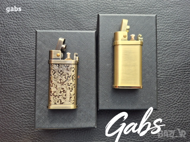 Стилна метална бензинова запалка в подаръчна кутия,два модела No 603, снимка 10 - Запалки - 53873151