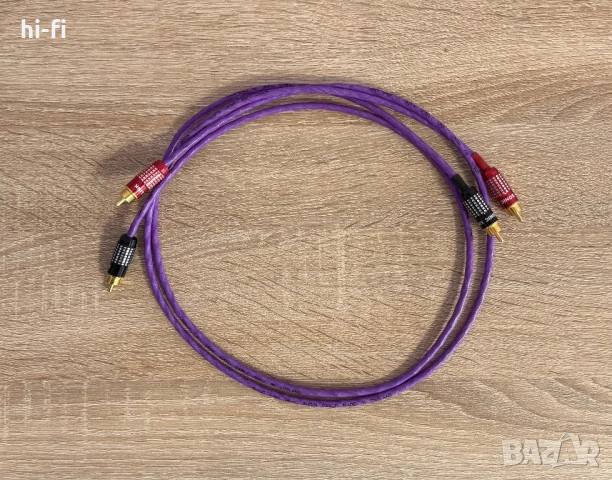 Sonic Link Ultra Violet (Black Rhodium) RCA / Аудио кабели, снимка 2 - Ресийвъри, усилватели, смесителни пултове - 53610505