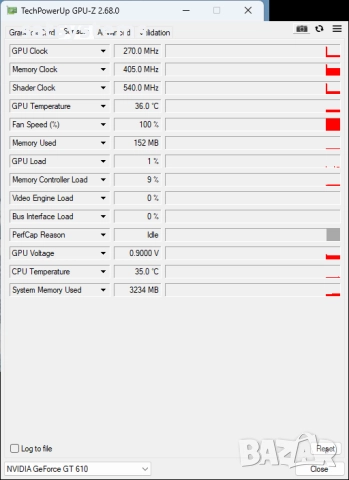 Видео карта NVidia GeForce Galaxy GT610 HDMI 2048MB GDDR3 64bit PCI-E, снимка 11 - Видеокарти - 51704452