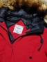 Bershka - 55% Дамско зимно червено яке S размер, снимка 5