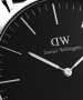 Мъжки часовник Daniel Wellington Classic Black Sheffield антиалергична стомана с черна кожена каишка, снимка 8