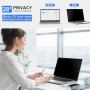 Нов Privacy филтър за лаптоп 14" 16:9 – анти шпиониране и синя светлина, снимка 2