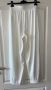 Ново висока талия  спортно елегантно бяло долнище панталон Bershka фин плюш широки крачоли М размер , снимка 8