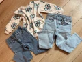 Детски комплекти суичър и дънки Zara, размер 2-3г/98см + ПОДАРЪК, снимка 1