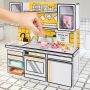 Минивселената на MGA Make It Mini Kitchen, Кухненски комплект за игра, с UV светлина., снимка 5