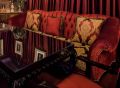 Луксозни масивни червени големи дивани ( заведение, наргиле бар, хотел ), снимка 2