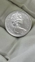 Сребърна монета 25 цента 1968 година, снимка 1