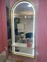 Дизайнерско огледало с LED осветление – чисто ново, снимка 4