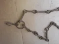 Стара верига за огнище от ковано желязо , здрава, снимка 2