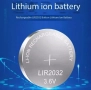 Акумулаторна батерия LIR 2032 3.6V Li-ion, снимка 1