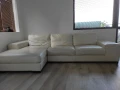 Кожен ъглов диван , снимка 2