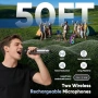 Караоке тонколона с 2 микрофона Bluetooth, снимка 3