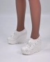Обувки на платформа - бели - 2502 , снимка 2