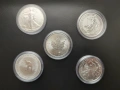 Ексклузивен комплект "Петте класики"-Сет - 5 Сребърни инвестиционни монети по 1 тройунция – 2025 г.!, снимка 3