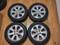 Opel 16 4x100 джанти с гуми 205/55/16 Опел оригинални, снимка 2