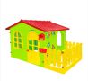 Детска къща с ограда Mochtoys , с дъска за рисуване, 1 година +