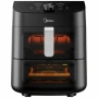 Еър Фрайър 2 в 1 - 11L - Midea MAD1100DADK - С две зони за готвене, 10 програми и 360° циркулация на, снимка 5