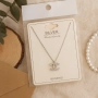 Сребърно колие с елегантна висулка – стил и блясък за всякакъв повод chanel, снимка 2