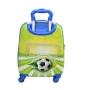 Комплект куфар и раница, За деца, Топка, Зелен , снимка 5