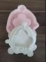 Каляска рамка снимка baby бебешка бебе силиконов молд форма фондан шоколад гипс калъп декор украса, снимка 1 - Форми - 45556909