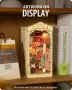 Нов Book Nook комплект с LED, декорация за библиотека, DIY миниатюра, снимка 8