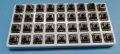36 броя switches Gateron Silent Black Ink v2 превключватели 5-пинови RGB линейни със стабилизатори, снимка 5
