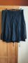 Дамска лятна памучна черна намачкана пола, снимка 3