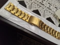 Верижка за часовник стомана златиста злато 24 мм!, снимка 2