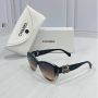 Слънчеви очила с UV400 защита с калъф и кутия Chanel Код D170 - Различни цветове, снимка 4
