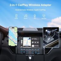 Нов  2 в1 Безжичен CarPlay и Android Авто Адаптер кола телефон автомобил, снимка 6 - Друга електроника - 45506575