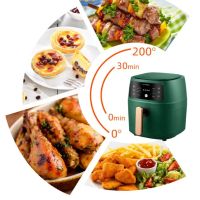 ЕЪР фрайър -70лв Нови 8 литра, 2400W Air Fryer фритюрник Silver Crest S 18, 8 литра, 2400 W, снимка 12 - Фритюрници - 45079076