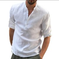 Мъжки ленени ризи , снимка 4 - Ризи - 45503922