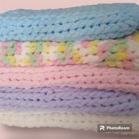 Ръчно плетени бебешки одеала/ пелени , снимка 1 - Спално бельо и завивки - 45371507