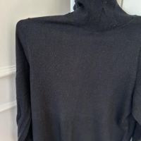 Поло пуловер Massimo Dutti, размер L, черен, снимка 8 - Блузи с дълъг ръкав и пуловери - 45359856