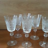 Кристални чаши , снимка 9 - Антикварни и старинни предмети - 45382535