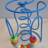 Метална играчка с пръстени за малки деца, снимка 7 - Образователни игри - 45761121