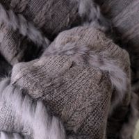 Пончо естествен косъм от заек, снимка 6 - Блузи с дълъг ръкав и пуловери - 45695245