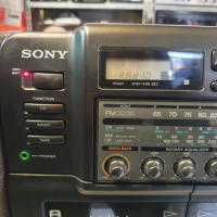 Радиокасетофон SONY CFD-555L Две касети, радио и диск. В отлично техническо състояние. В добър външе, снимка 12 - Аудиосистеми - 44956663
