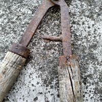 Стара ножица за клони, снимка 3 - Антикварни и старинни предмети - 45268760