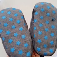 Бебешки обувки пантофи кожени за първи стъпки, снимка 2 - Бебешки обувки - 45383973
