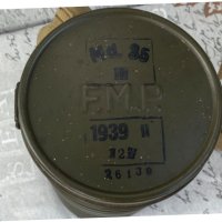 WW2 Противогаз Румъния 1939 F.M.P. Md.35, снимка 7 - Антикварни и старинни предмети - 45277059