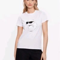 Дамски Памучни Тениски 🆒 Karl Lagerfeld 🆒Gucci🆒Ralph Lauren🆒, снимка 16 - Тениски - 45333573