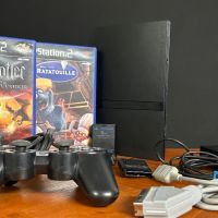 PlayStation 2 с игри и джойстик, снимка 1 - PlayStation конзоли - 45414422