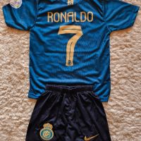 ПОСЛЕДНА БРОЙКА!! Детски футболен екип Ал Насър Роналдо  Al Nassr Ronaldo , снимка 2 - Детски комплекти - 45430757
