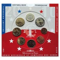 Франция 2010 - Комплектен банков евро сет от 1 цент до 2 евро, снимка 4 - Нумизматика и бонистика - 45570211